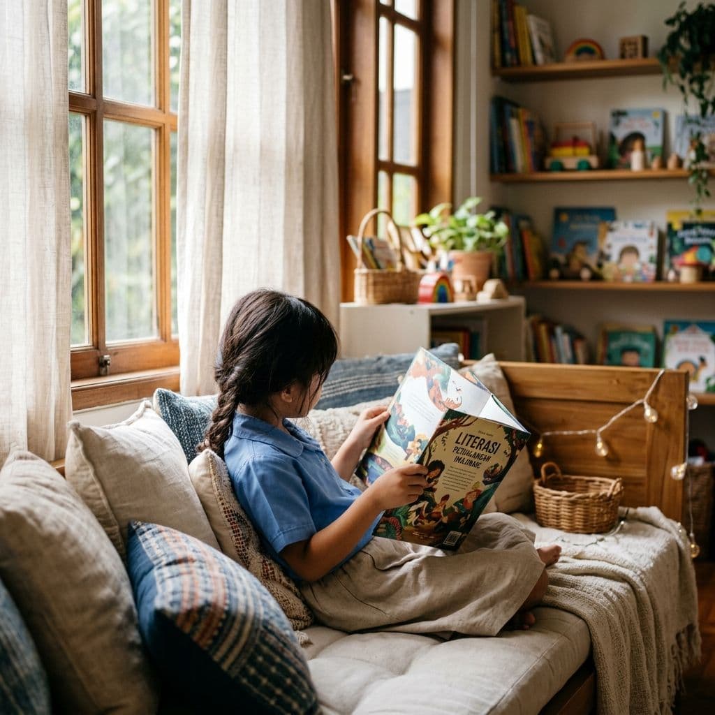 Literasi Dini: Strategi Membaca Tanpa Paksaan di Usia Emas